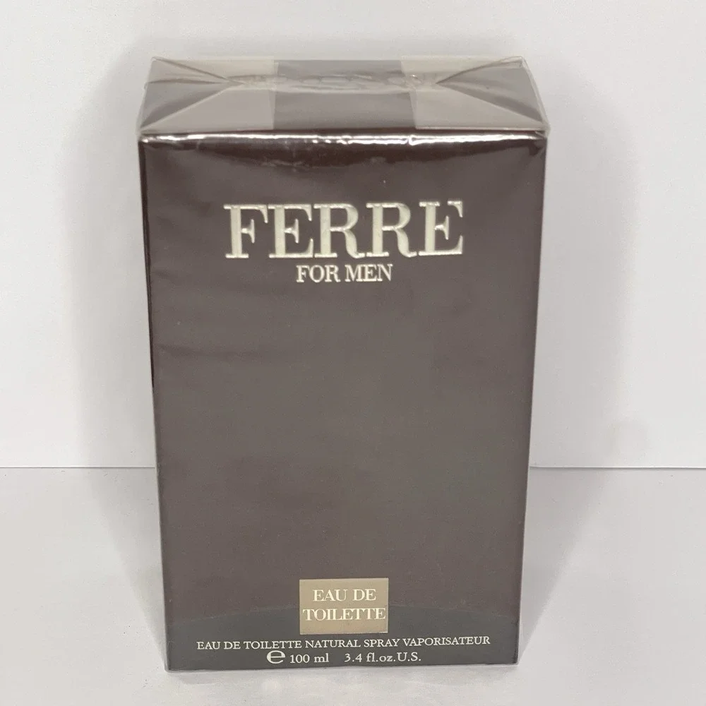 FERRE FOR MEN Gianfranco Ferre 3.4 oz /100 ml EDT Spray Cologne NEW & SEALED